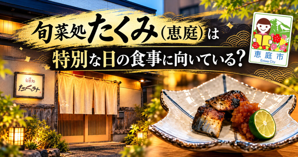 旬菜処たくみ,たくみ,恵庭,和食,口コミ,評判,レビュー